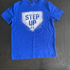 Blue Under Armour Shirt - boys M